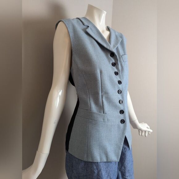 Vintage Mondi Wool Vest – Made in Germany – Adjustable Back – US 6/8 - Picture 4 of 10